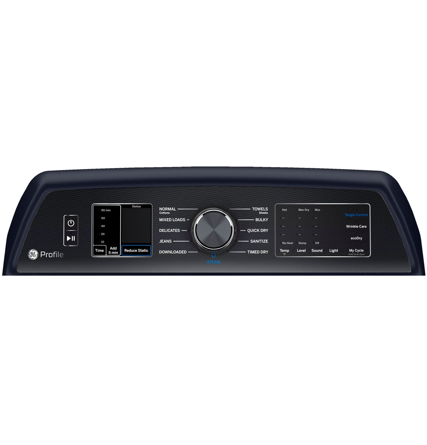 GE Profile™ ENERGY STAR® 7.3 cu. ft. Capacity Smart Electric Dryer with Steam and Washer Link