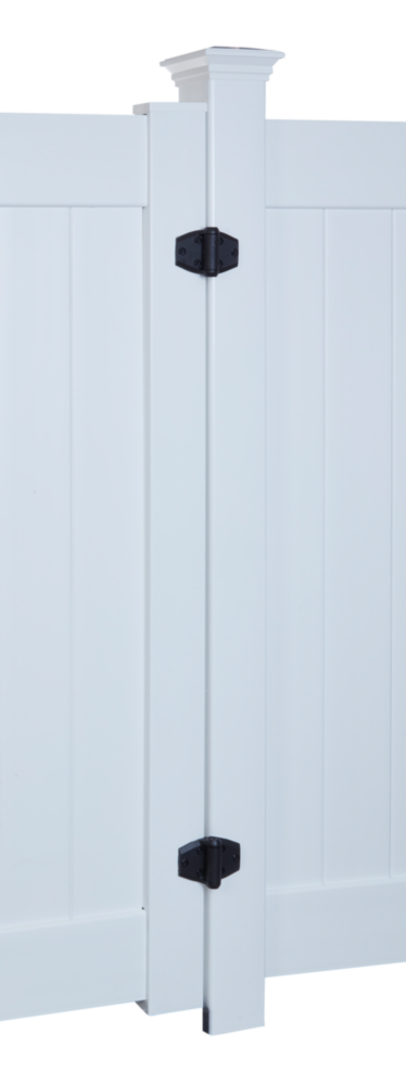 Black spring hinges with corrosion-resistant polymers and stainless steel screws for gate hardware under $100 collections