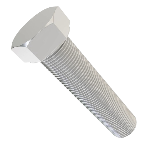 Hexagonal head metal screw with threaded shaft suitable for John Deere parts and home improvement projects