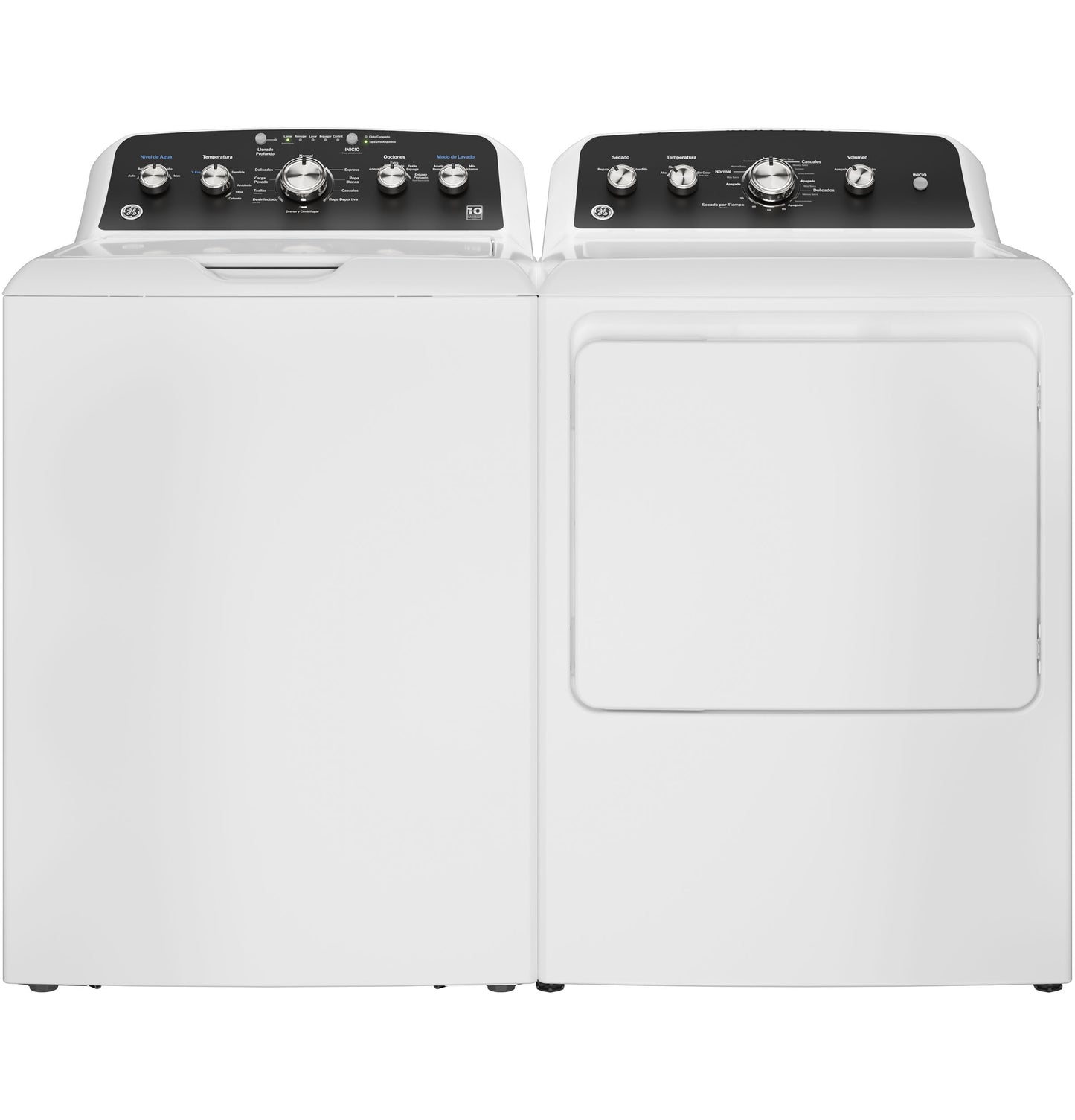 GE® 7.2 cu. ft. Capacity Gas Dryer with Spanish Panel and Up To 120 ft. Venting