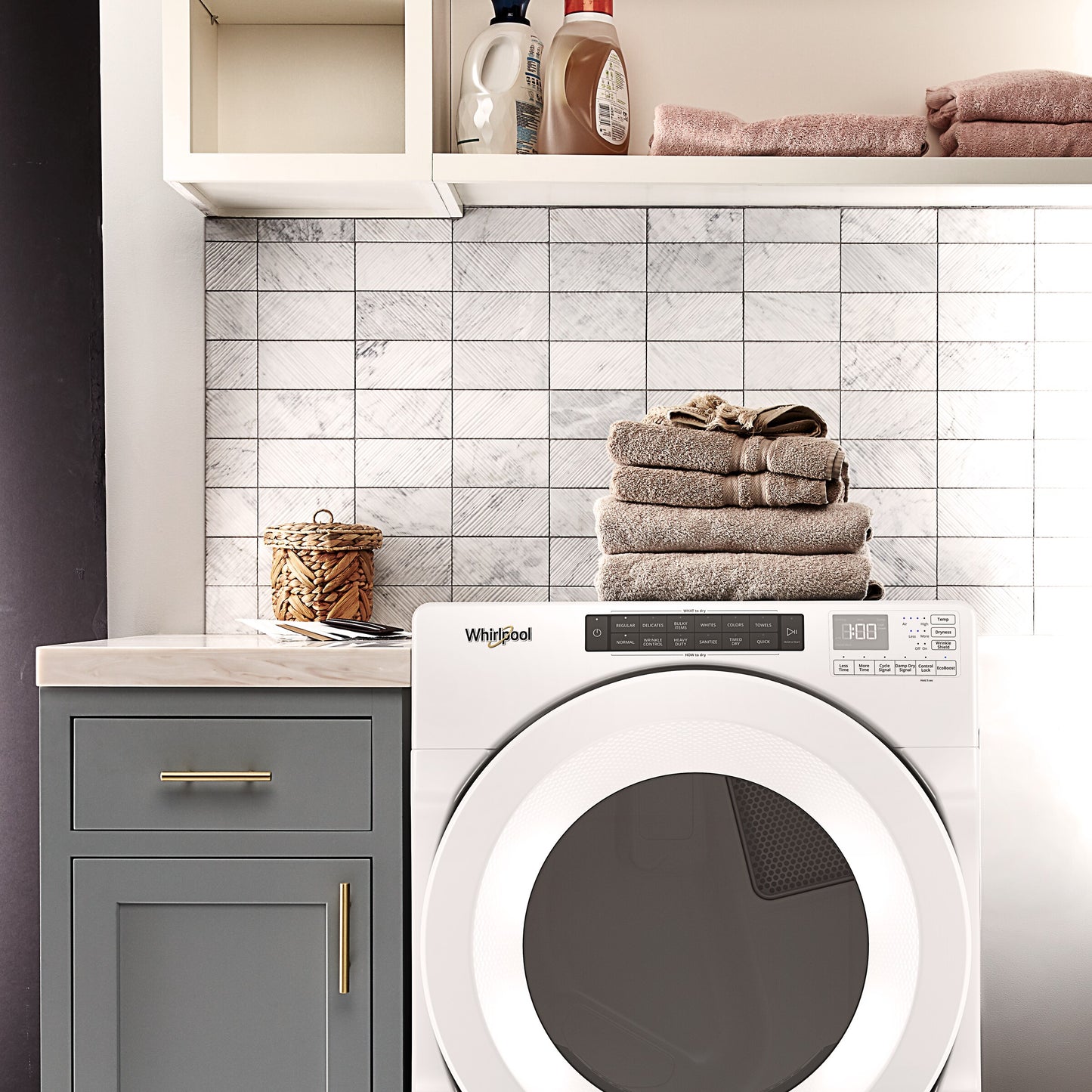 7.4 cu.ft Front Load Long Vent Electric Dryer with Intuitive Controls