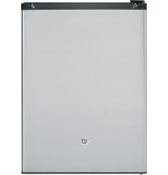 Compact stainless steel refrigerator with simple design, ideal for kitchen appliances and refrigerator collections