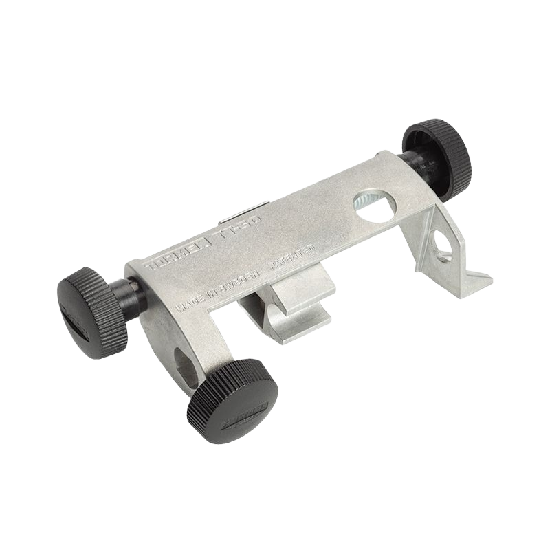Silver metal diamond truing and dressing tool with black adjustment knobs in woodworking tool accessories collection