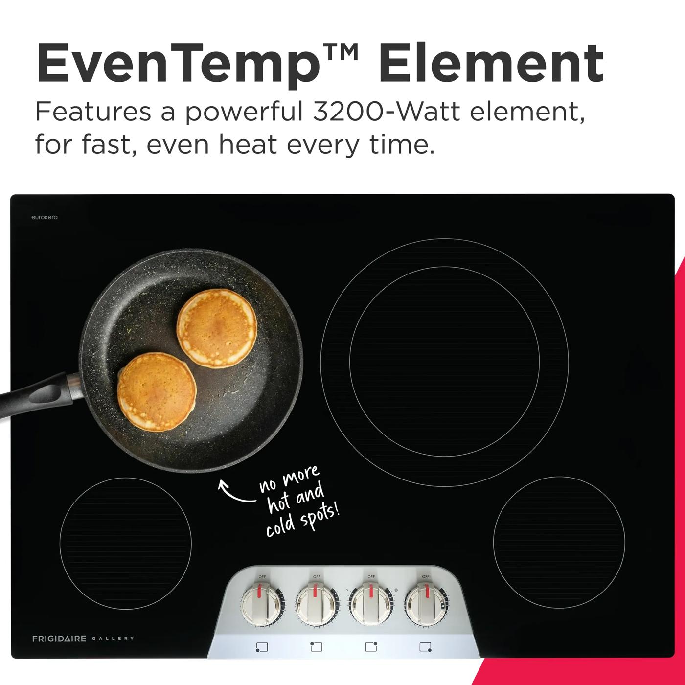 30" Electric Cooktop