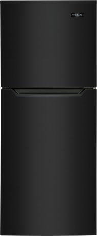 Matte black top freezer refrigerator with streamlined design in Refrigerators and Kitchen & Kitchenware collections