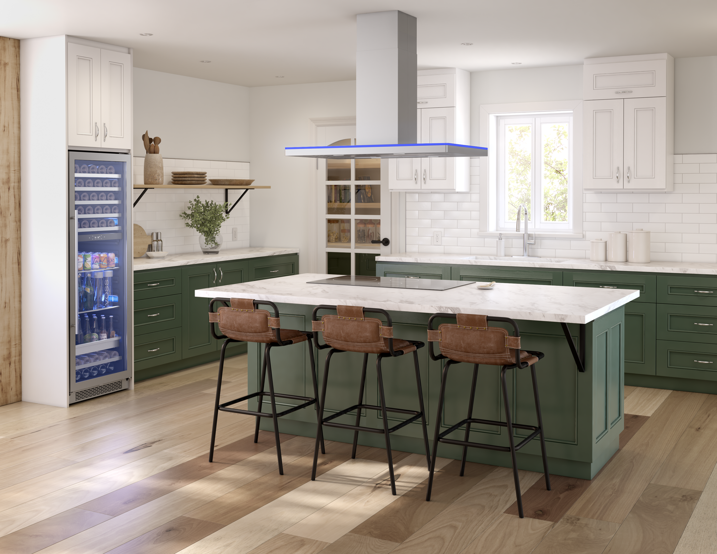 Luce Island Hood 90cm LED 600 CFM ACT