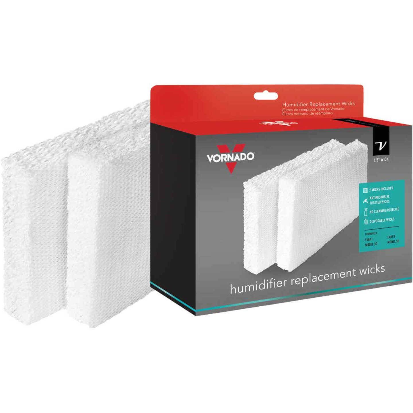 Two white evaporative wick filters with black and red packaging for indoor tools and home improvement under $50 collections