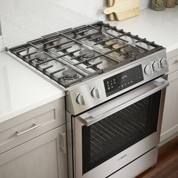 800 Series, Gas Slide-in Range, 30'', Stainless Steel