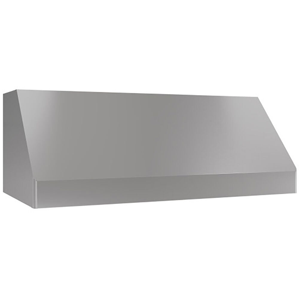 Stainless steel 48-inch canopy hood with sleek design for range hoods in kitchen and appliances collections