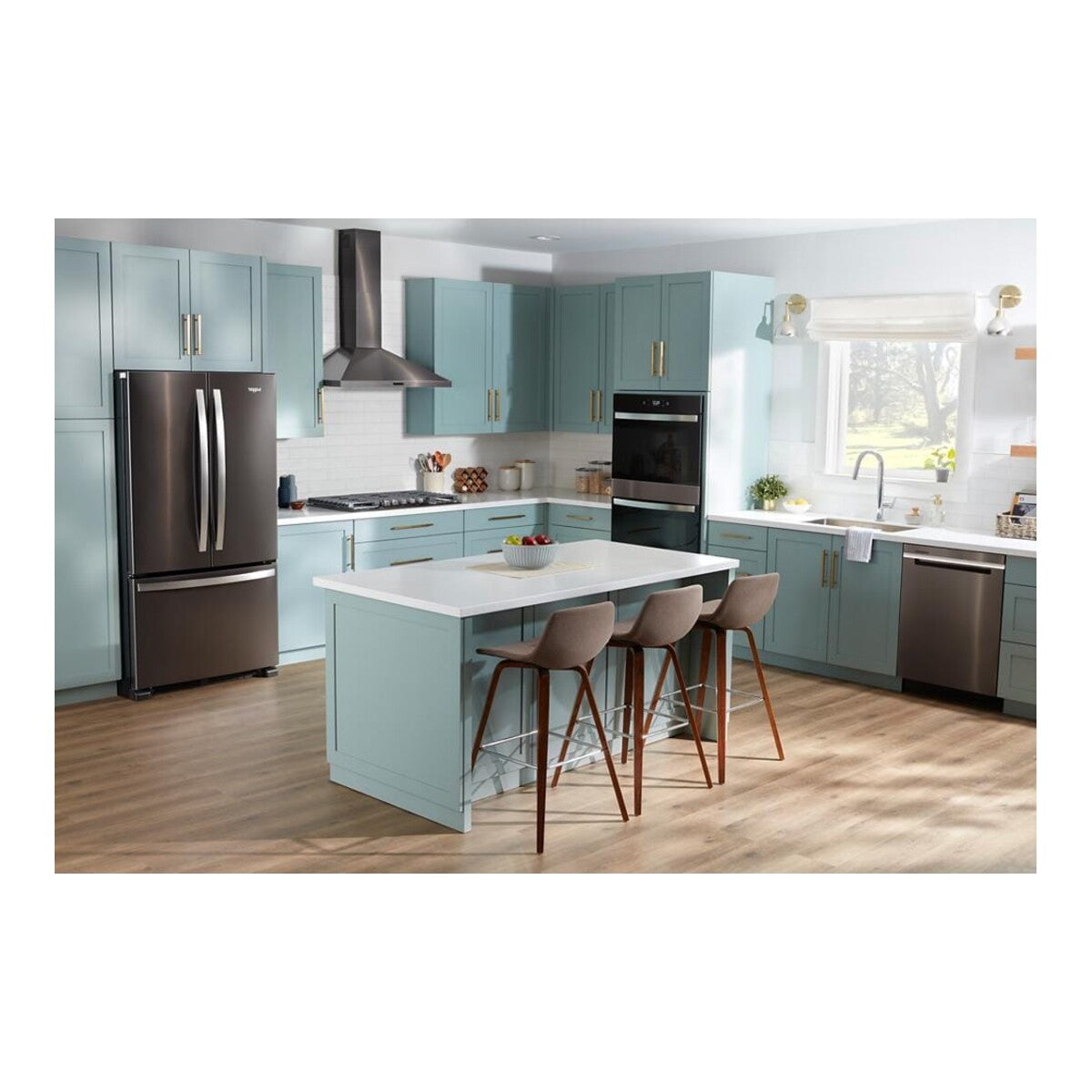 36" Chimney Wall Mount Range Hood with Dishwasher-Safe Grease Filters