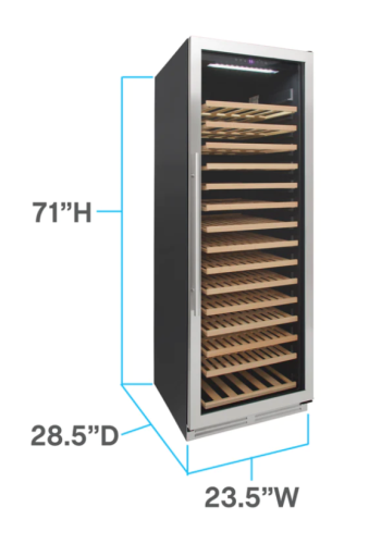 165 Bottle Designer Series Wine Cooler