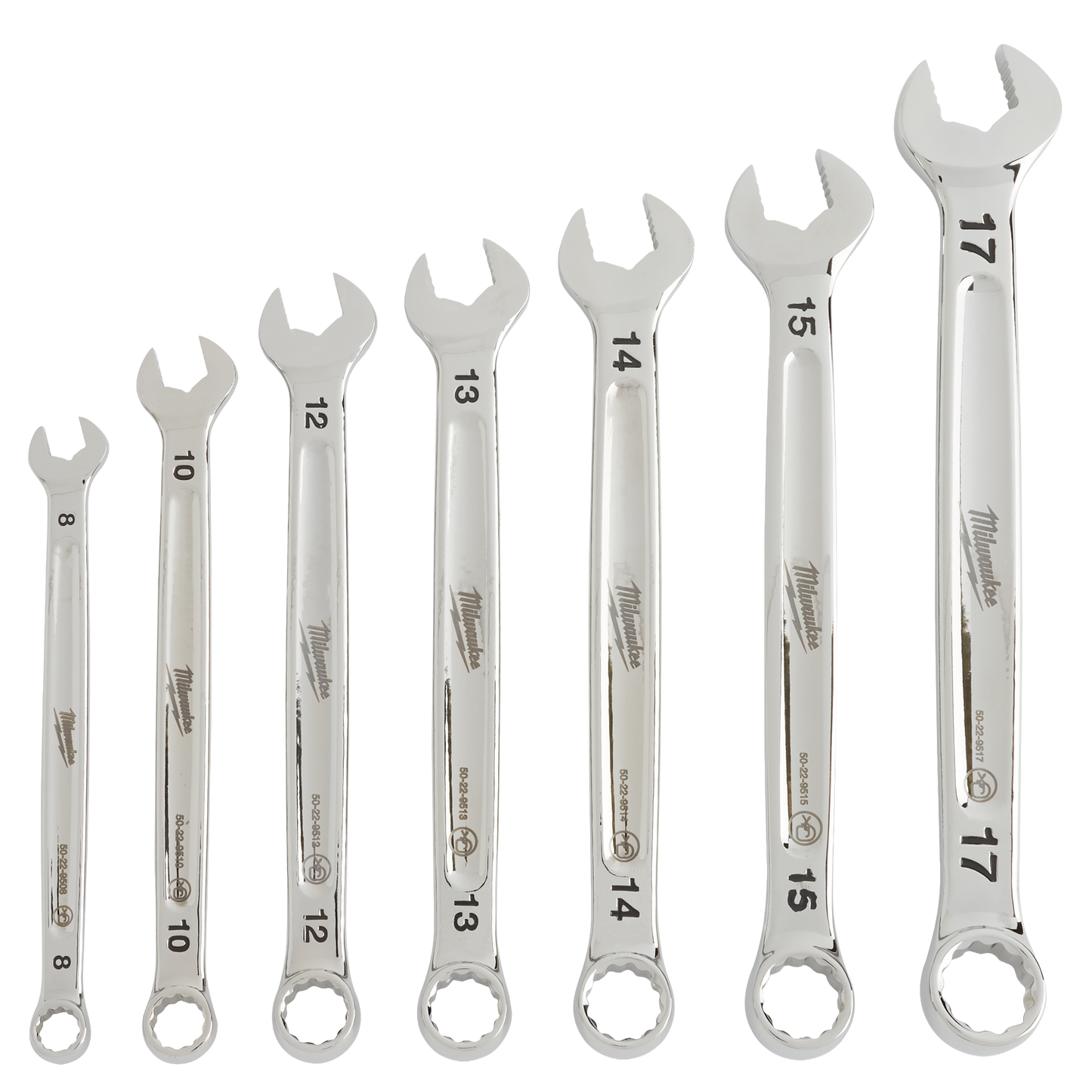 Milwaukee 7pc Combination Wrench Set - Metric