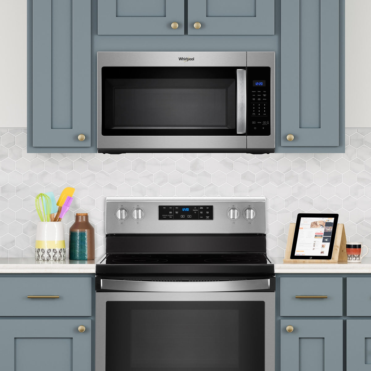 1.7 cu. ft. Microwave Hood Combination with Electronic Touch Controls