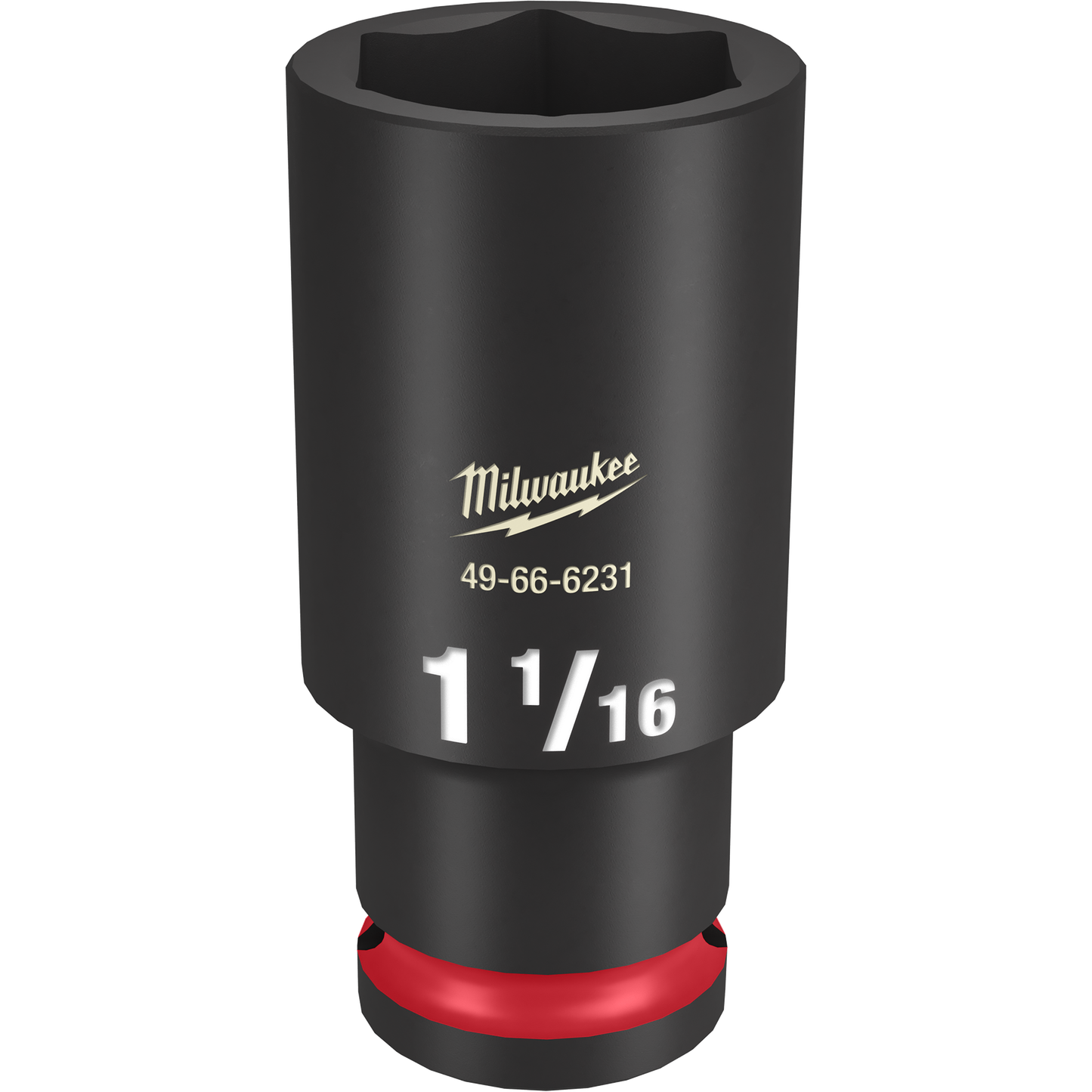 Milwaukee SHOCKWAVE™ Impact Duty 1/2" Drive 1-1/16" Deep 6 Point Socket