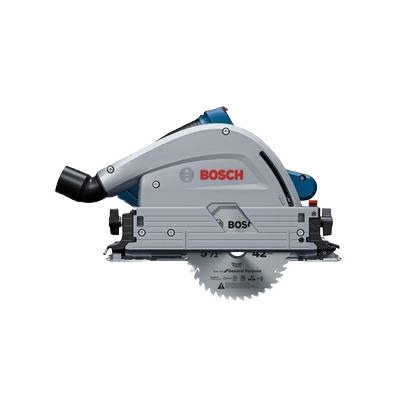 Compact 5-1/2 inch track saw with ergonomic design and integrated dust extraction for precise home improvement cutting tasks