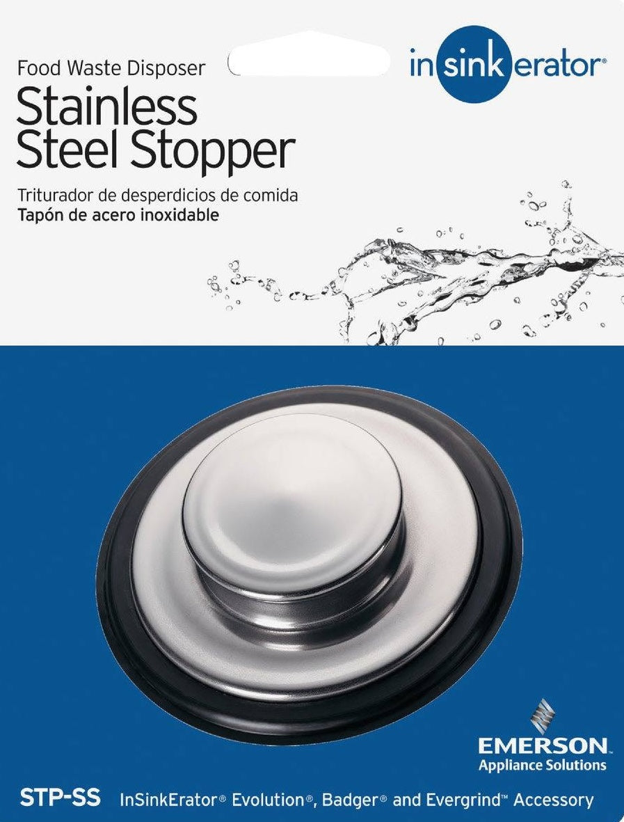 Stainless steel disposal stopper with rubber gasket for plumbing parts and home improvement under $50 collections