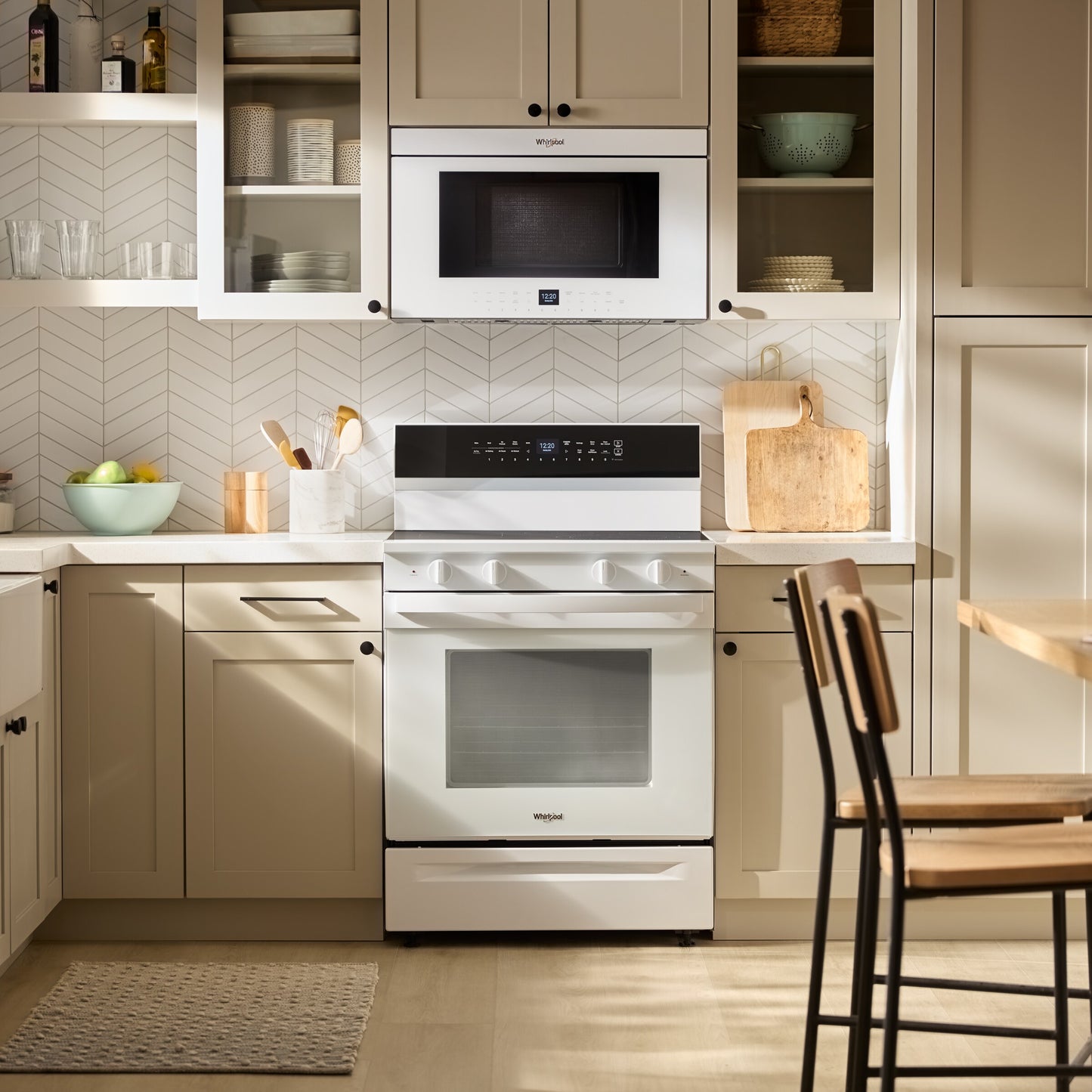 Air Fry Over- the-Range Oven with Flush Built-in Design