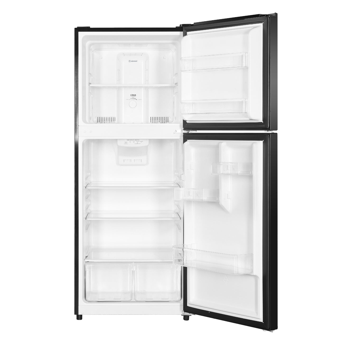 Element Electronics 10.1 cu. ft. Top Freezer Refrigerator - Black, ENERGY STAR (ENR10TFGBB)