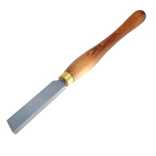 Wood handle heavy duty skew scraper with thick steel blade for precise woodworking in Crown Tools collection under $100