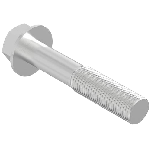 Hexagonal flanged head screw with 12 mm thread and 70 mm length for John Deere hardware and parts collections