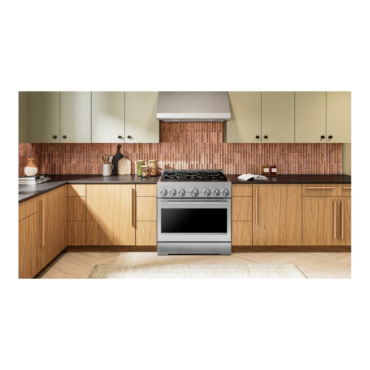 KitchenAid® 36-Inch 6 Burner Commercial-Style Gas Range with No Preheat Air Fry Mode