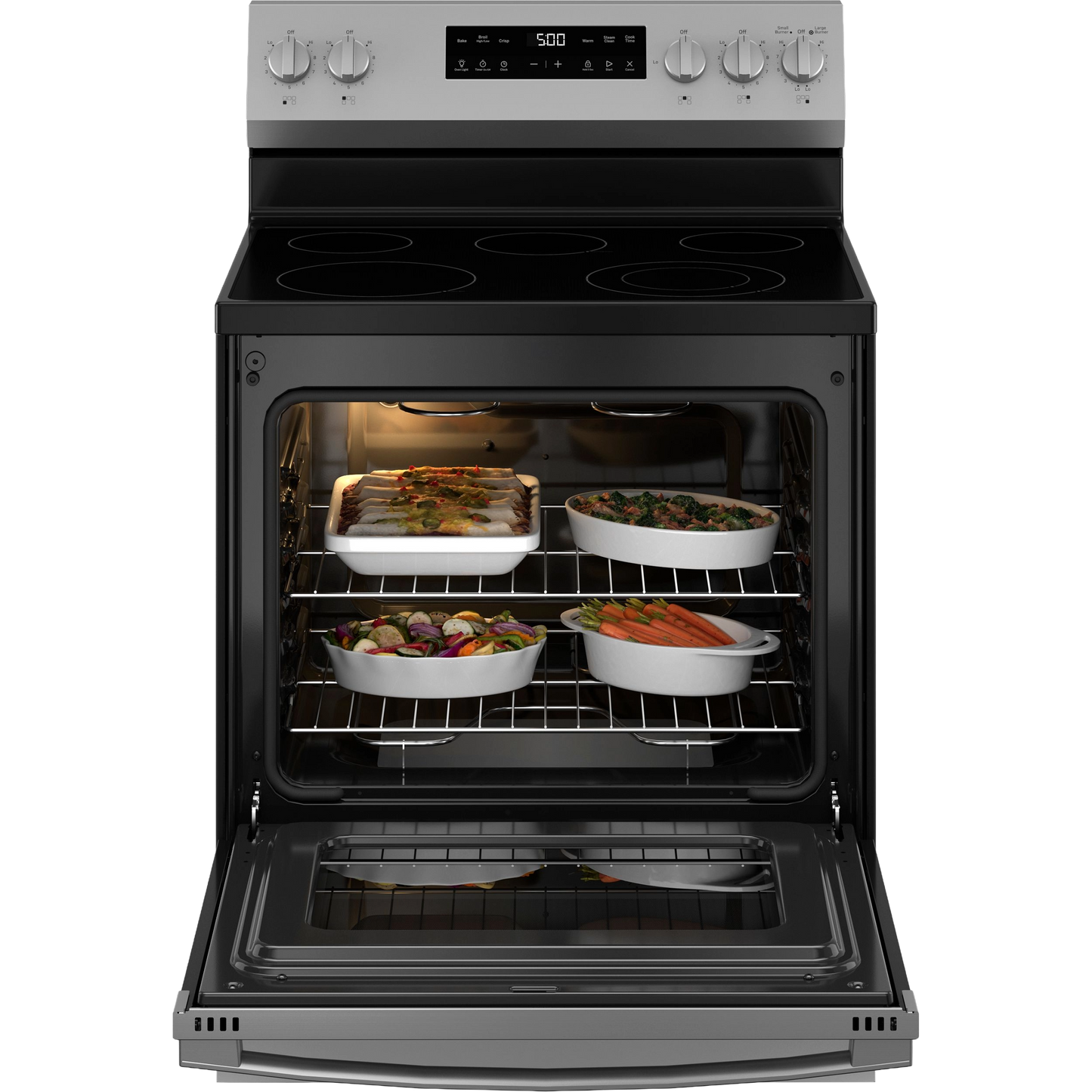 GE® ENERGY STAR® 30" Free-Standing Electric Range with Crisp Mode