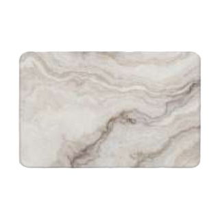Beige diatomite bath mat with natural marbled pattern for bathroom safety and accessibility under $100 collection