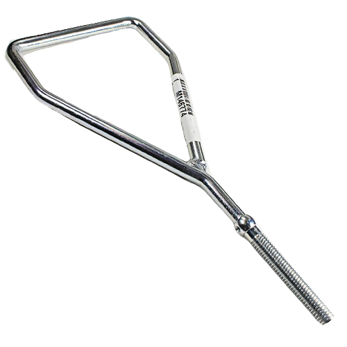 Chrome-plated front draft rod with threaded end for John Deere mowing and cutting parts in automotive tools collections