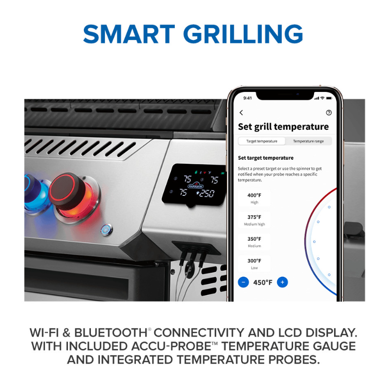 Napoleon Prestige 500 Connected Gas Grill – Smart & Stainless