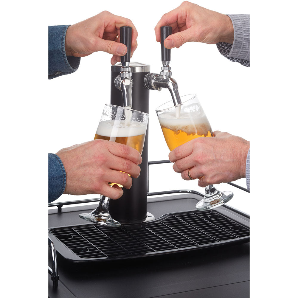 5.4 CuFt. Dual-Tap Beer Keg Cooler, Worktop