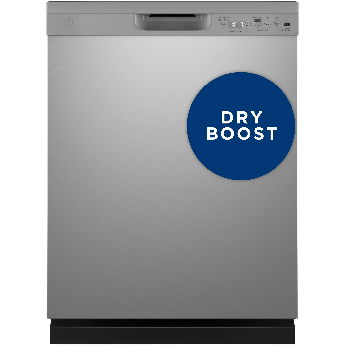 GE ENERGY STAR Front Control with Plastic Interior Dishwasher with Sanitize Cycle & Dry Boost