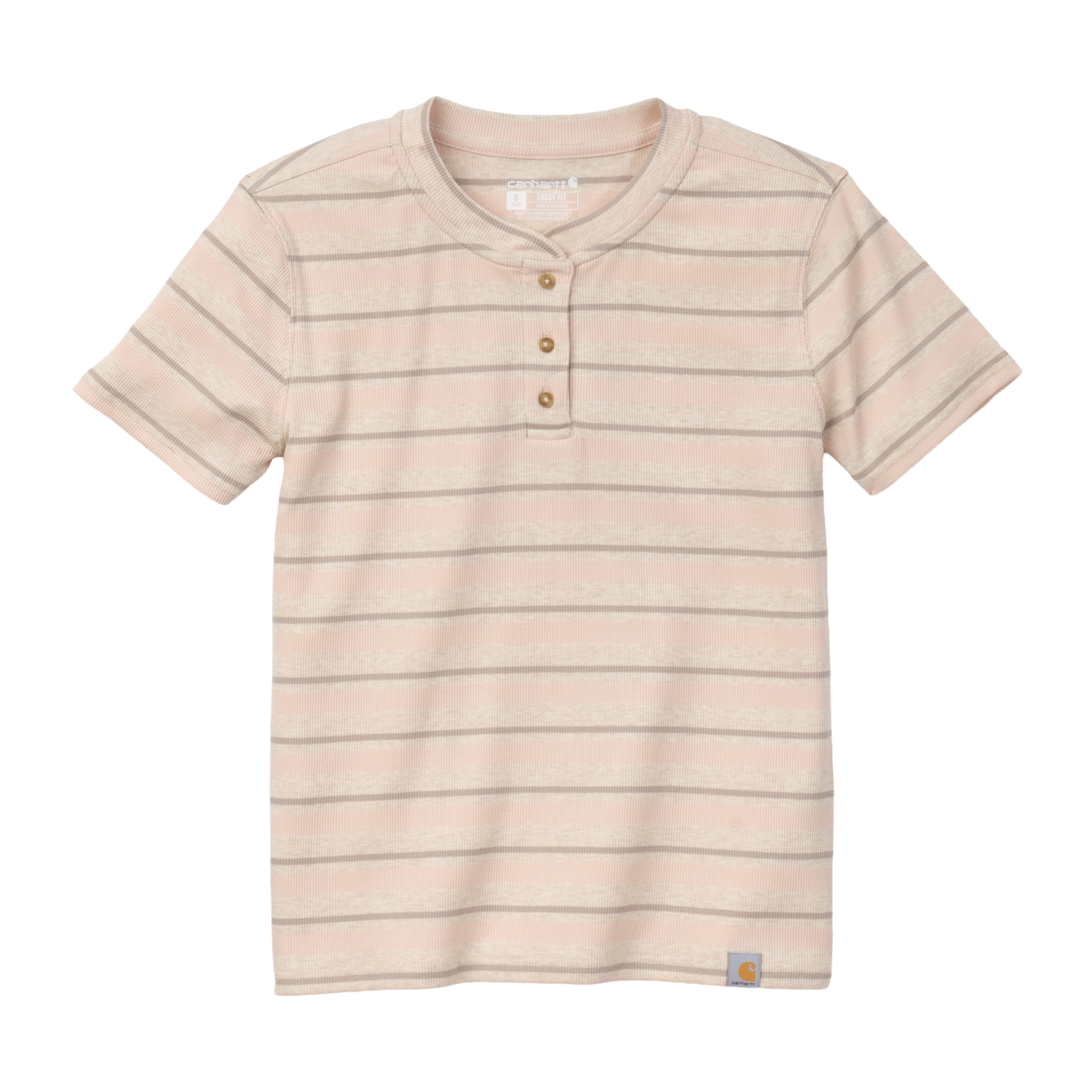 Carhartt Women's TENCEL Fiber Series Relaxed Ribbed Henley T-Shirt