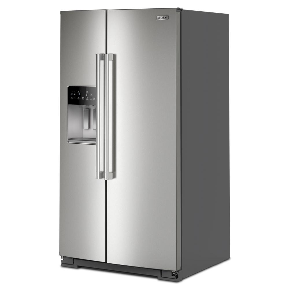 36-inch Wide Full-Depth Side-by-Side Refrigerator with Arctic Blue Interior - 28.7 Cu. Ft.