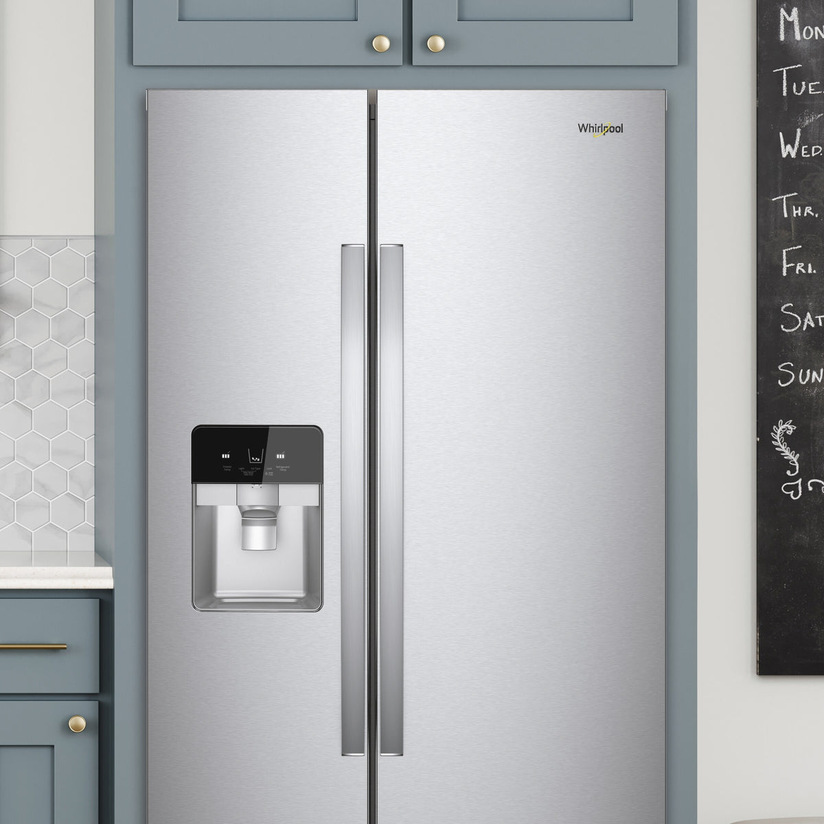 36-inch Wide Side-by-Side Refrigerator - 25 cu. ft.
