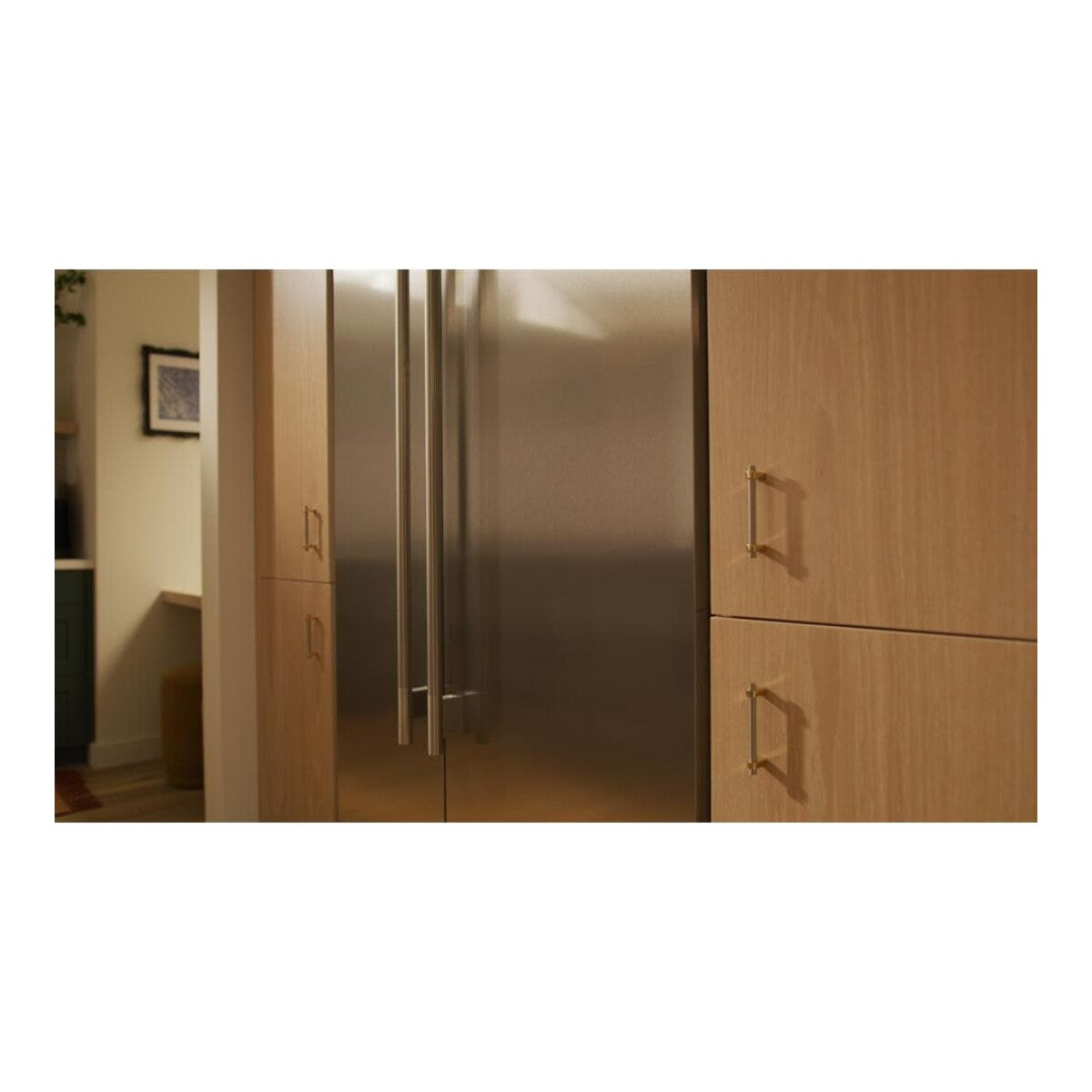 20.8 Cu. Ft. 36-Inch Built-In Side-by-Side Refrigerator with Exterior Water and Ice Dispenser with Measured Fill in PrintShield® Stainless Steel