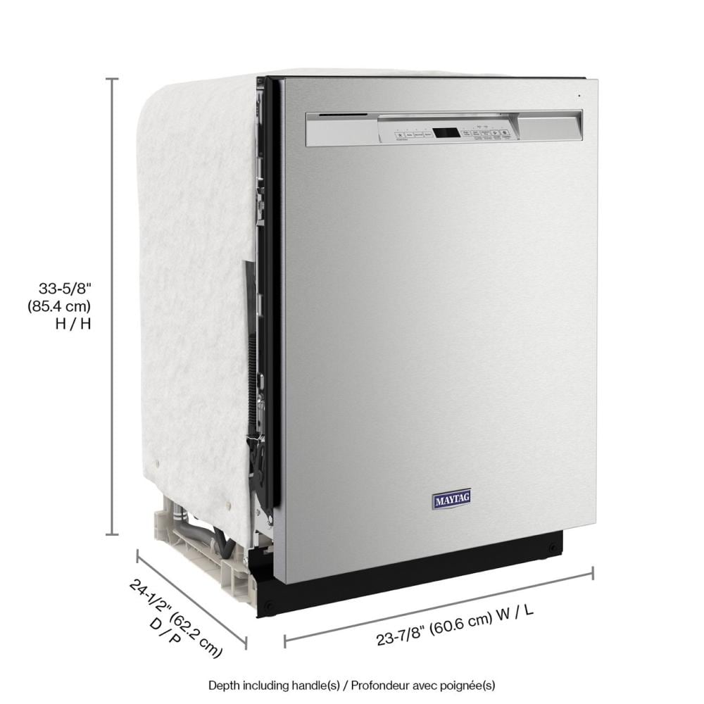 24” Front Control Dishwasher with Dual Power Filtration and PowerBlast® Cycle - 50 dBA