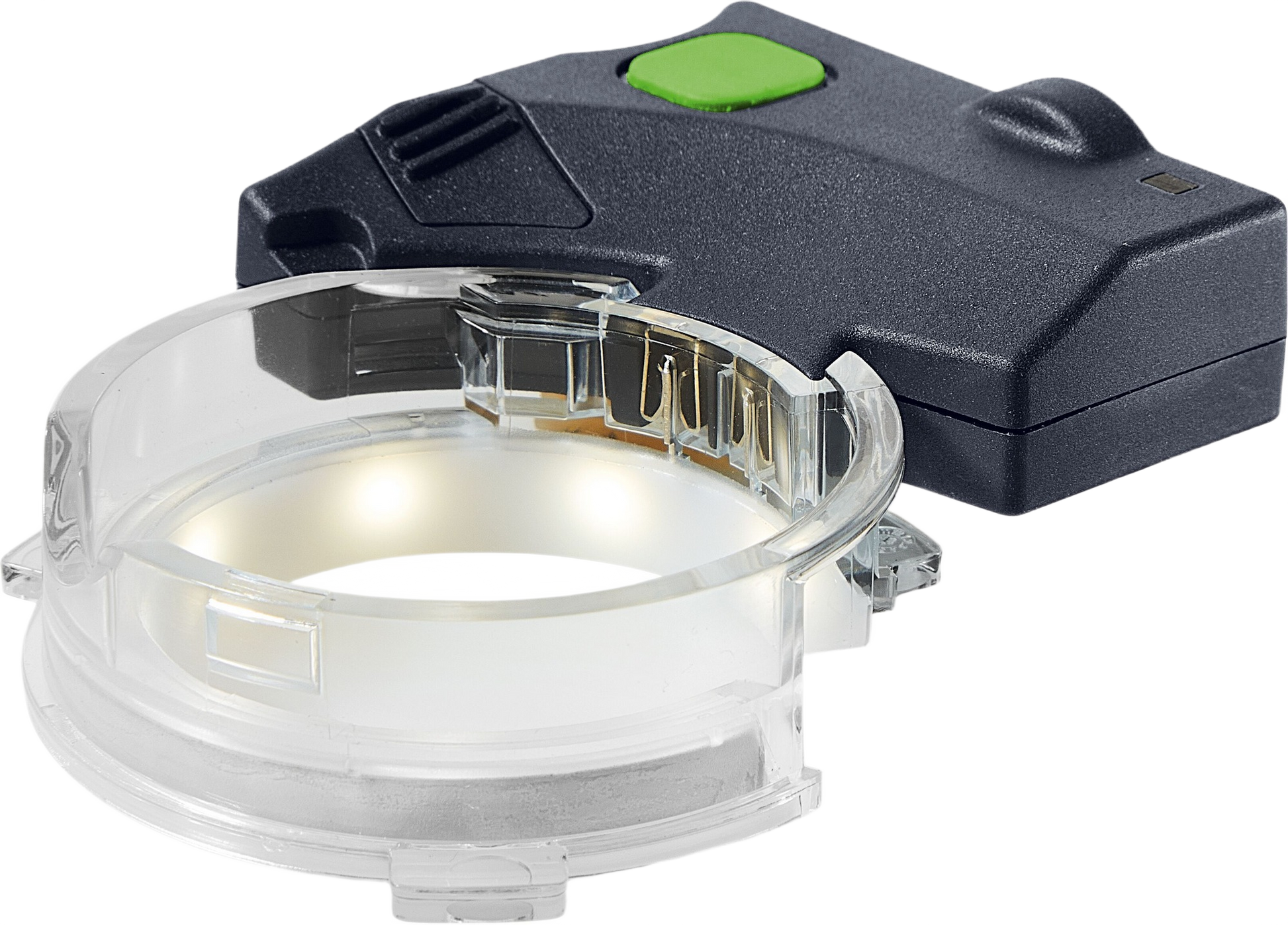 Festool light module with integrated LED ring for shadow-free illumination in woodworking tool accessories under $100 collections