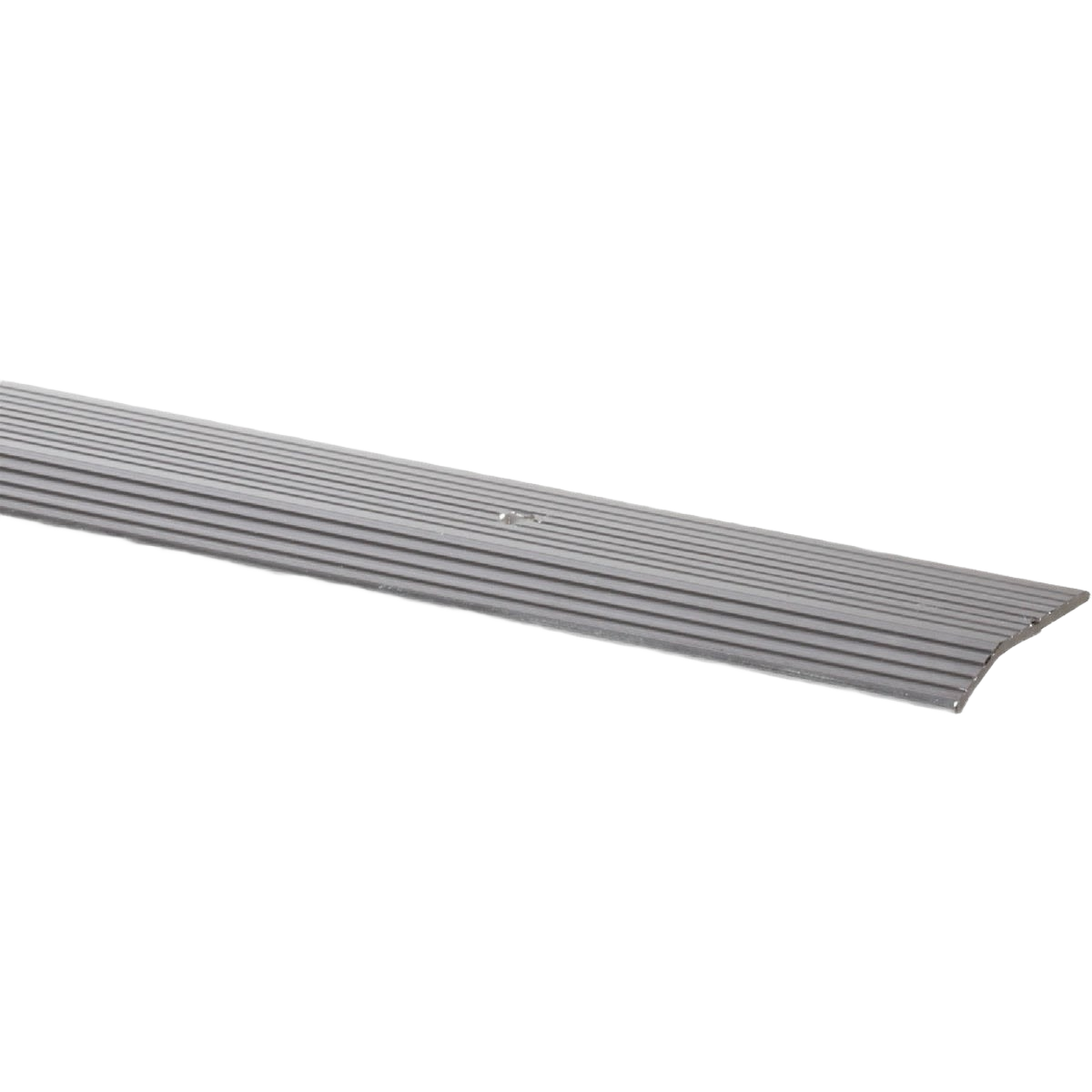 Satin silver aluminum fluted carpet trim bar for flooring transitions in Home Improvement and Flooring tools collections