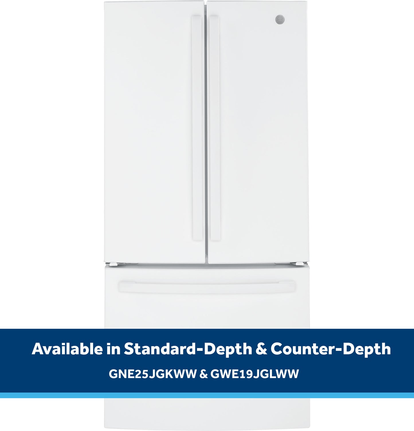 GE® ENERGY STAR® 18.6 Cu. Ft. Counter-Depth French-Door Refrigerator