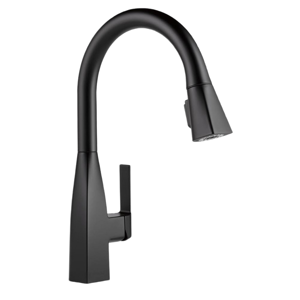Peerless Xander Matte Black Kitchen Faucet – Sleek & Durable