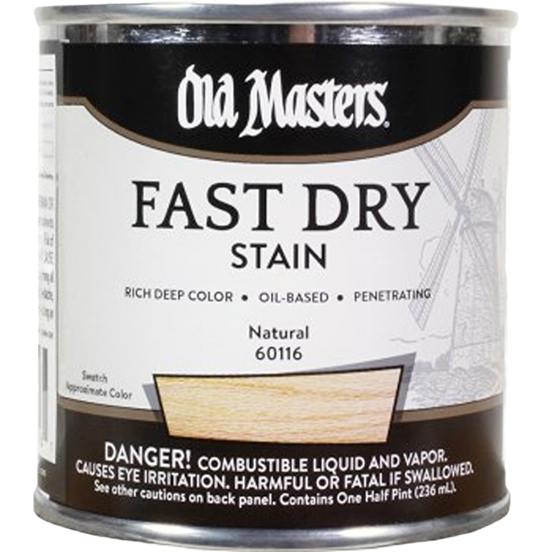 Oil-based fast dry wood stain in aged oak finish for interior stains and wood finishing under $50 collections