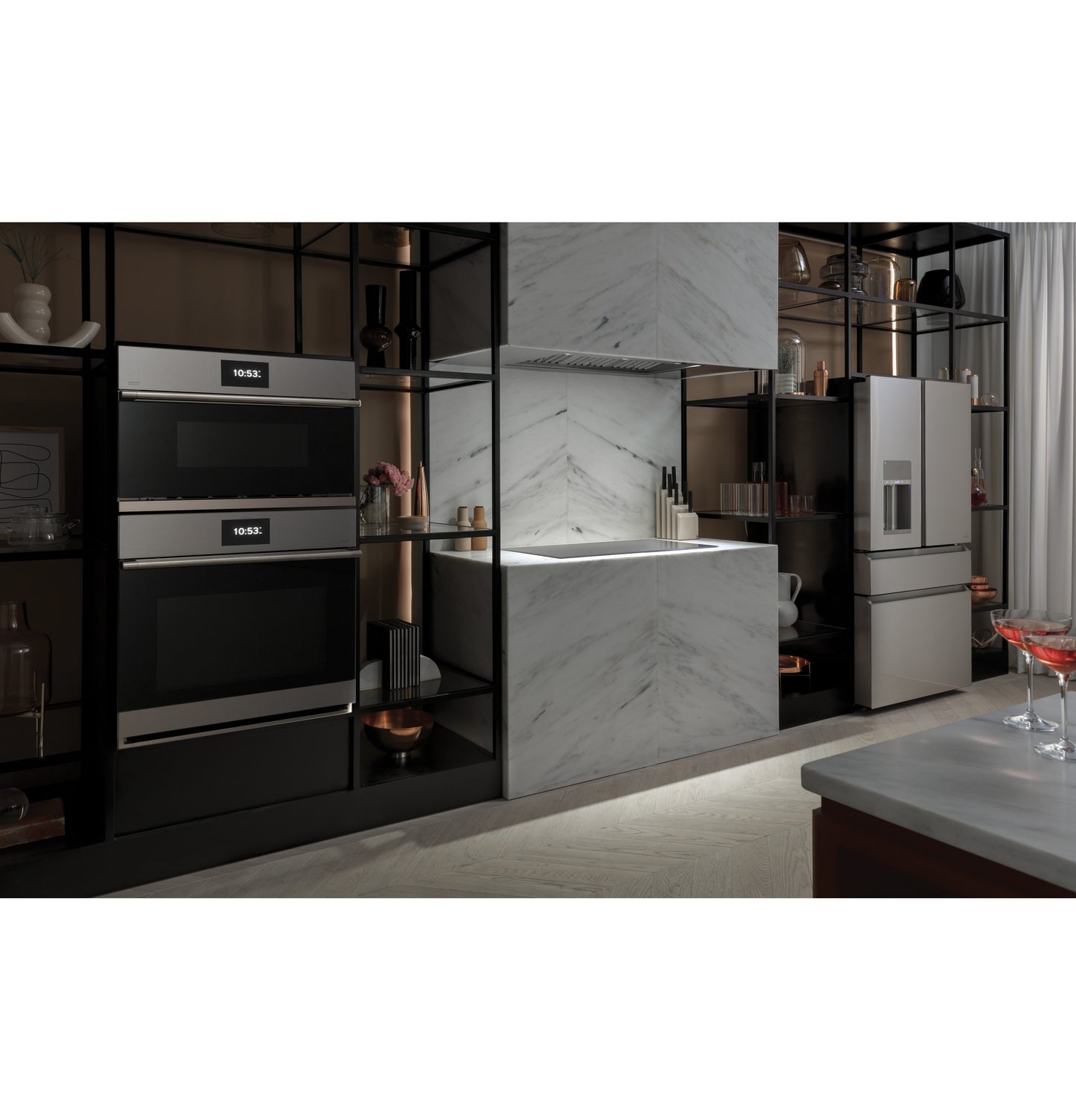 CAFÉ™ 30" Custom Speed Cook Oven with 120V Advantium® Technology in Platinum Glass