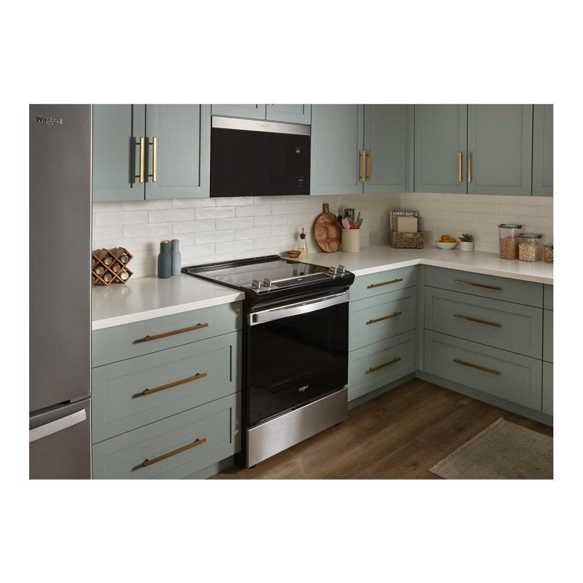 1.1 Cu. Ft. Flush Mount Microwave with Turntable-Free Design