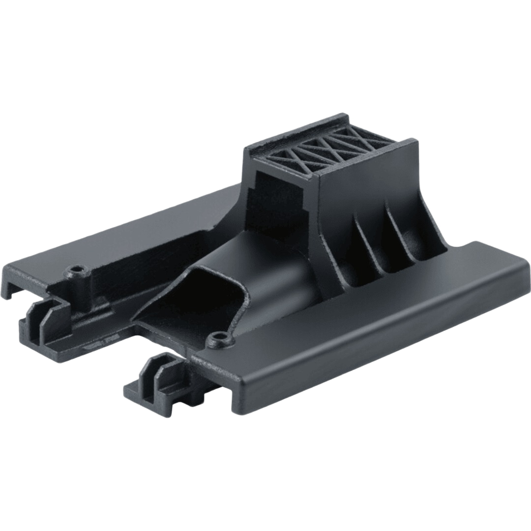 Black plastic jigsaw base adapter for Festool saw accessories and power tool home improvement projects under $50