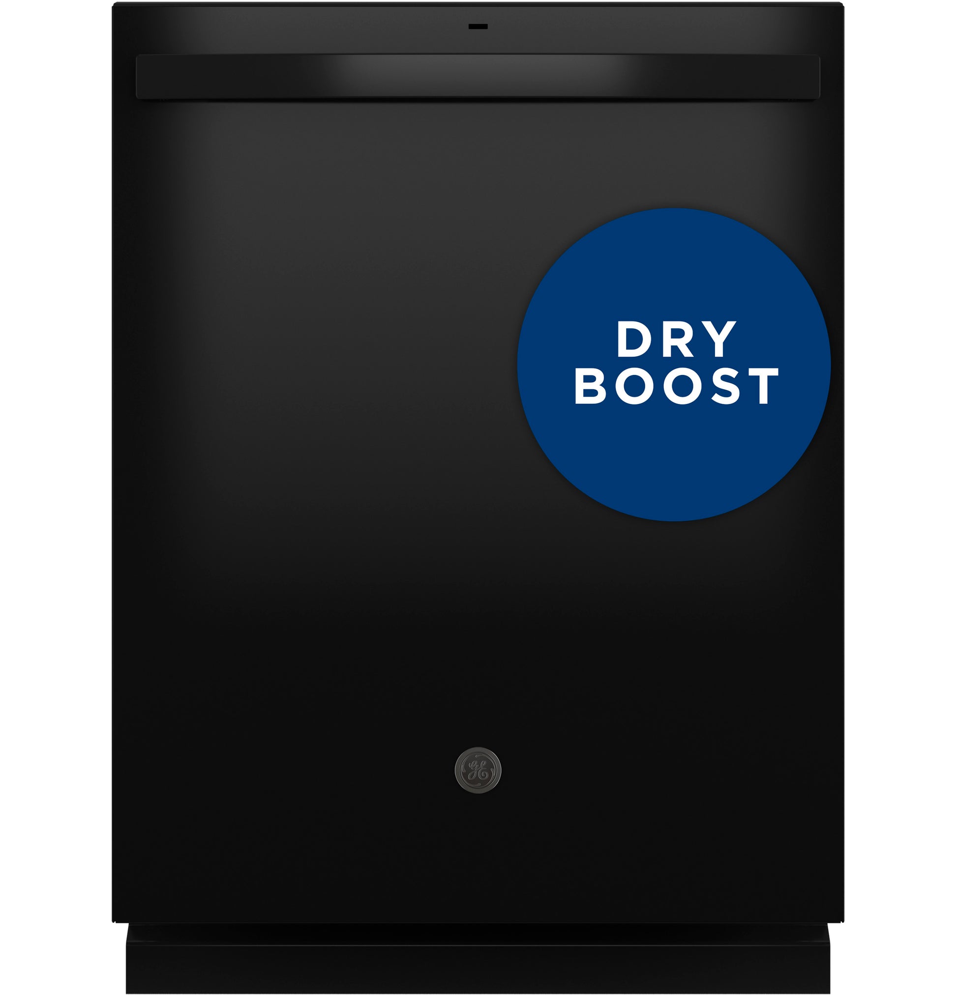 Black top control dishwasher with plastic interior and dry boost feature in kitchen and appliances collection
