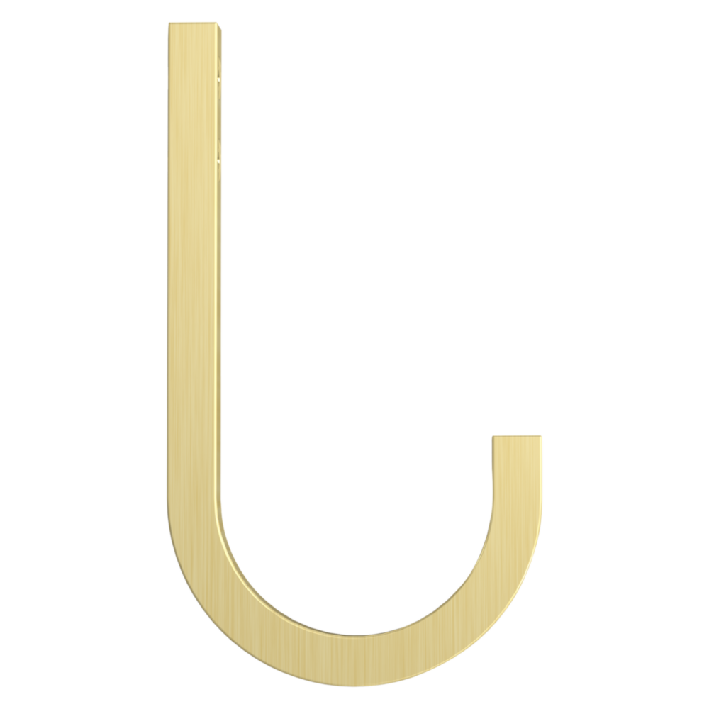 Brushed gold steel multipurpose hook for storage and organization in racks, garage, and dorm setups under $50 projects