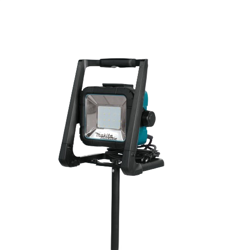 Makita cordless and corded LED work light with adjustable stand for bright home improvement and work tasks