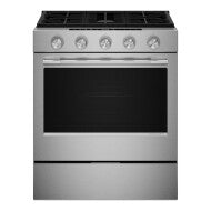 5.0 Cu. Ft. Smart Slide-in Gas Range with Convection Cooking Modes and 2-in-1 Burner