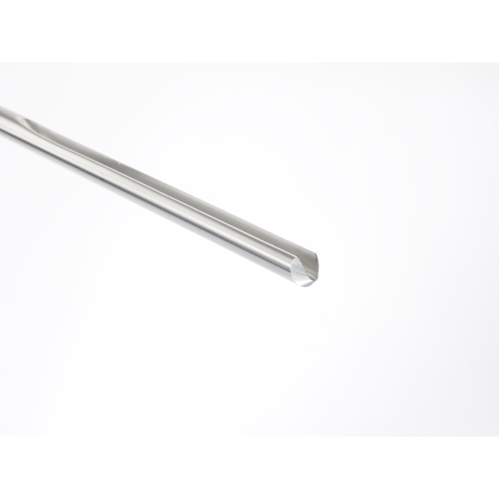 Close-up of polished 1/4-inch HSS bowl gouge blade for woodworking tools and home improvement tasks