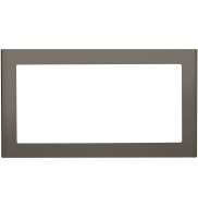Gray built-in trim kit frame designed for kitchen appliances in home improvement and kitchenware collections